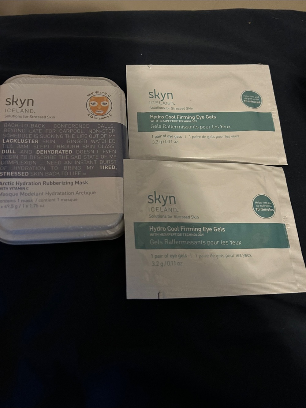 Hydro Cool Firming Eye Gels - White and Teal